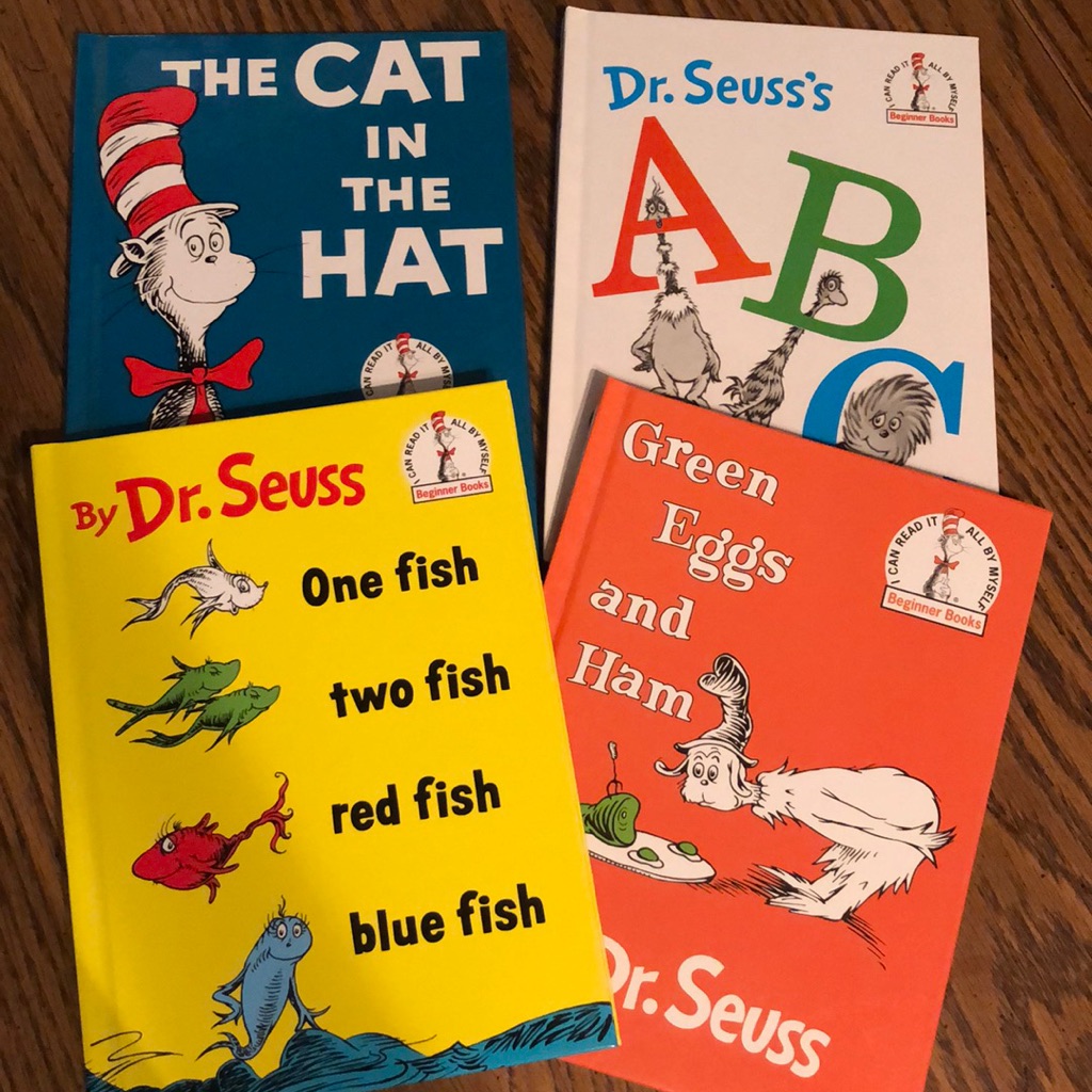 4 Dr Seuss Hardcover Books Brand New